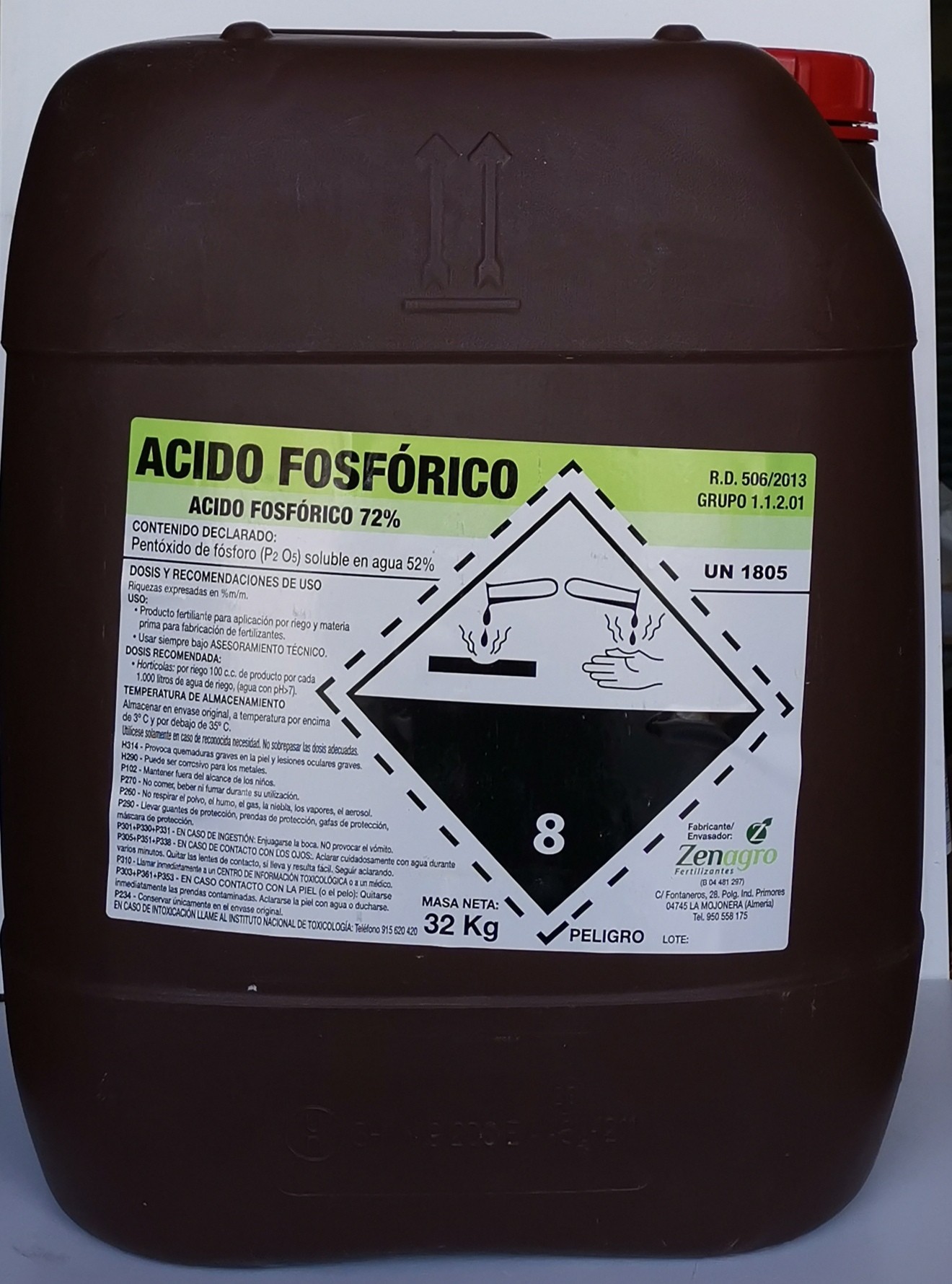 Acido Fosforico Verde Depurato